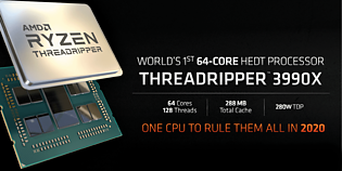 AMD Ryzen Threadripper 3990X Ankündigung